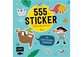 555 Sticker – Faultier, Dino, Pirat undCo