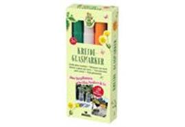 Blatt & Blüte Kreide-Glasmarker 3er Set