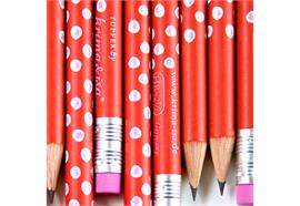 Bleistift Tupfer Rot