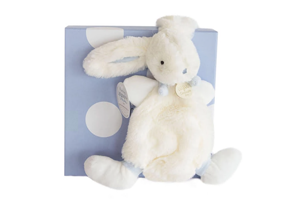 Bonbon Hase Schmusetuch, blau 26cm