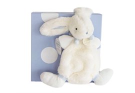 Bonbon Hase Schmusetuch, blau 26cm