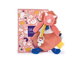 Dino Lou Schmusetuch mit Schnullerhalter 23cm