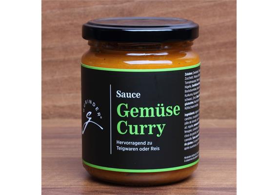 Gemüse Curry Sauce 250gr