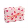 Geschenkpapier Punkte Beige Pink