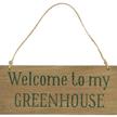 Holzschild Welcome to my Greenhouse | Bild 2