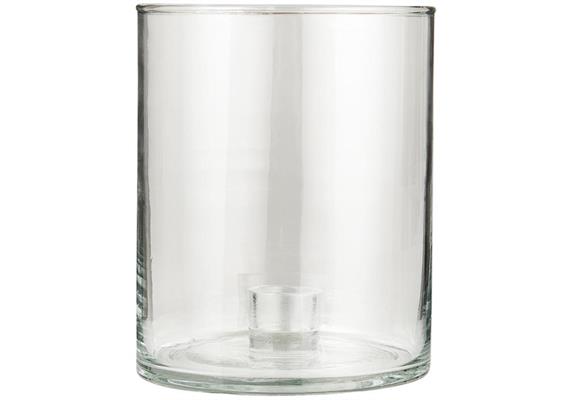 Kerzenhalter Glas f/2,2 cm Kerze m/fixiertem Einsa