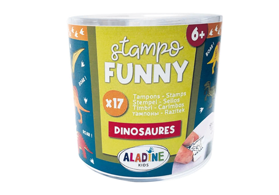 Kinder Stempel Funny Dinosaurier