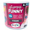 Kinder Stempel Funny Herzen