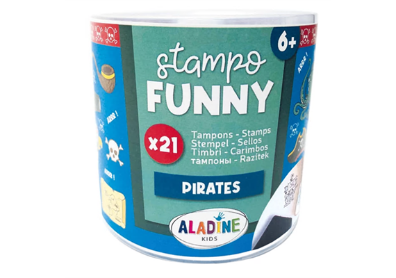 Kinder Stempel Funny Piraten