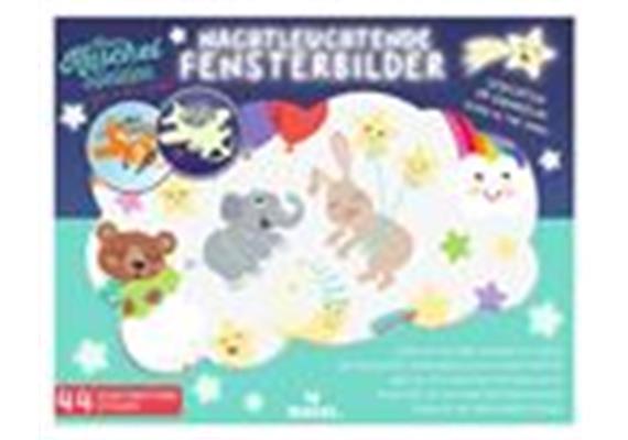 Kleine Kuschelhelden Nachtleuchtende Fensterbilder