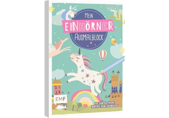 Mein Einhörner-Ausmalblock