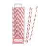 MIX & MATCH PAPER STRAWS PINK 30 PK