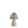 Pilz top mit glitzerndem Mosaik