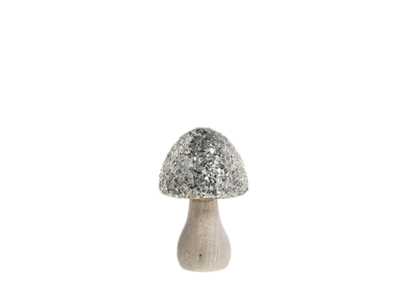 Pilz top mit glitzerndem Mosaik