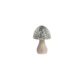 Pilz top mit glitzerndem Mosaik