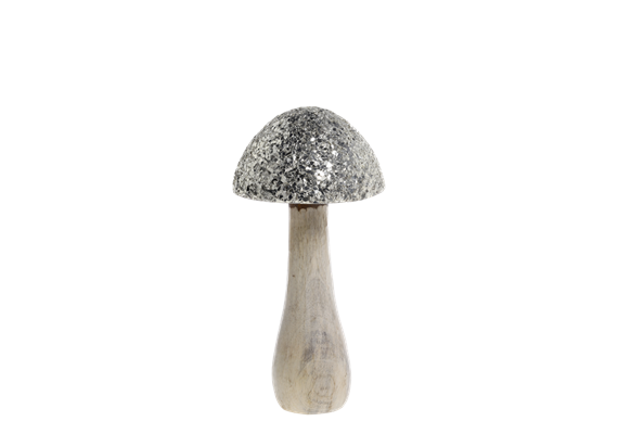 Pilz top mit glitzerndem Mosaik