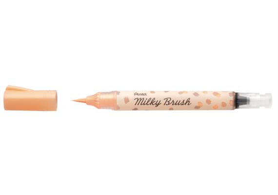 Pinselstift Milky Brush pastell orange im Blister