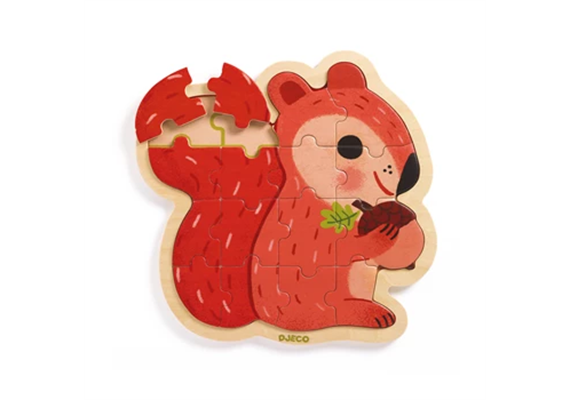 Puzzle Eichhörnchen 16 Teile