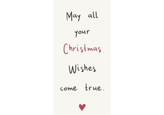 Serviette May all your Christmas wishes come true
