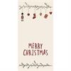 Serviette Merry Christmas und Weihnachtsgirlande 1