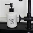 Soap Dispenser white 18x8cm / text in black | Bild 2